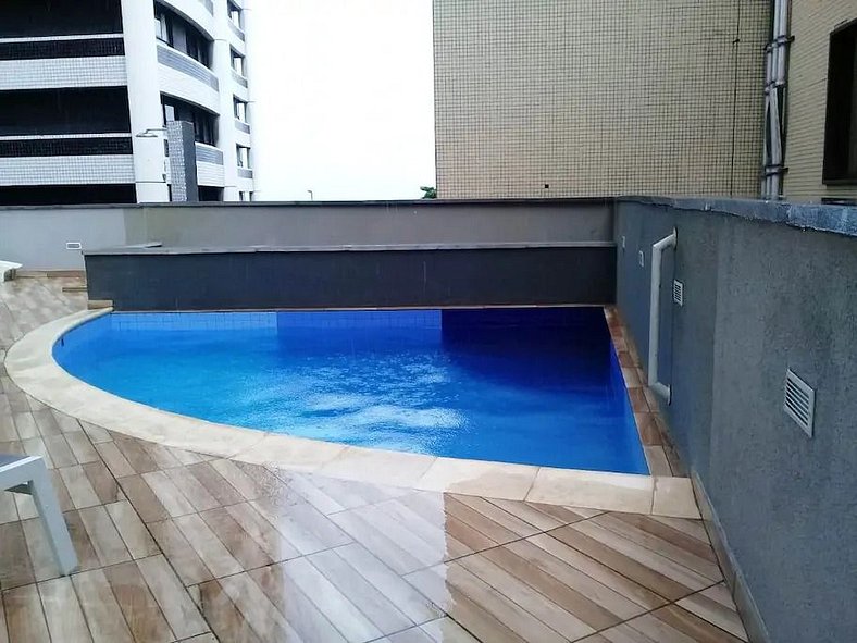 Flat Atlântico 17th Floor 2 Bedrooms Sea View